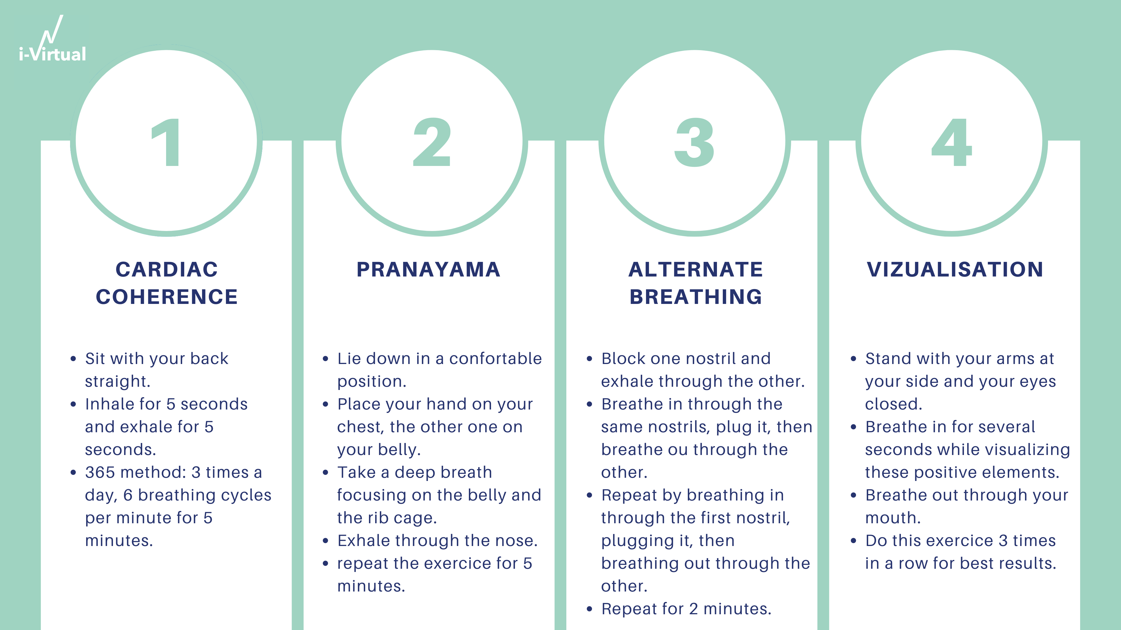 4 exercises to manage your breathing